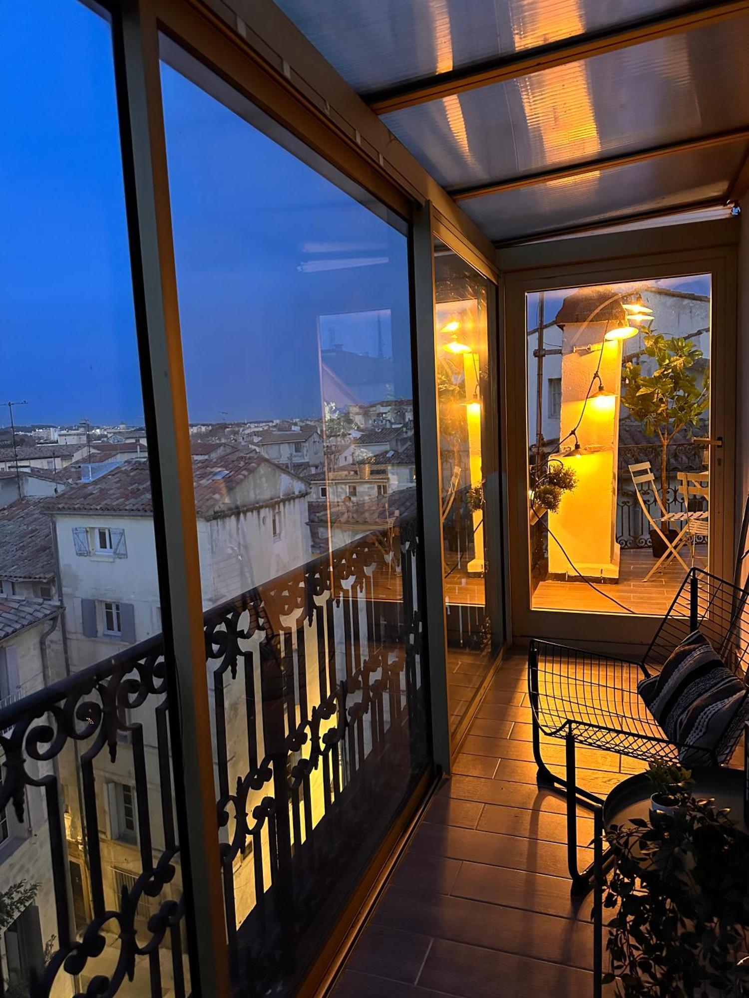 Apartmán La Terrasse, Vue Sur Les Toits De Montpellier Exteriér fotografie