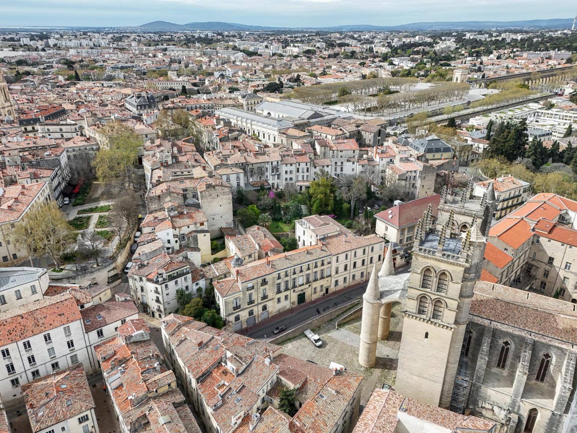 Apartmán La Terrasse, Vue Sur Les Toits De Montpellier Exteriér fotografie